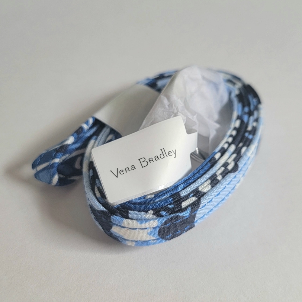 Vera Bradley Blue Star Medallion Lanyard